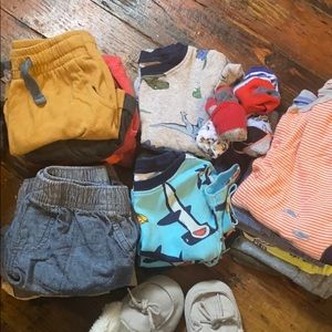 12 month old summer bundle boys or unisex